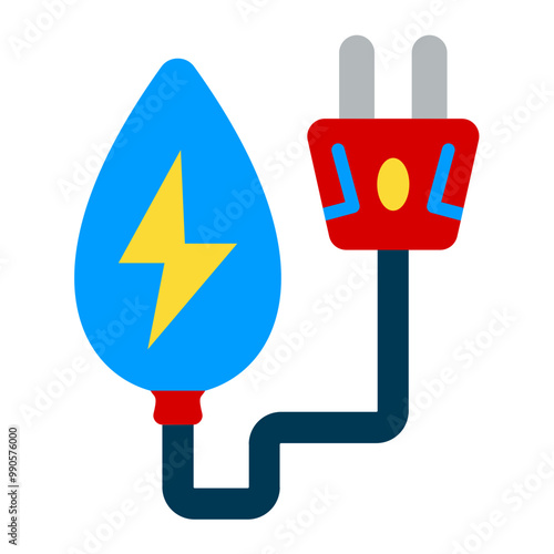Hydroelectricity Icon Style
