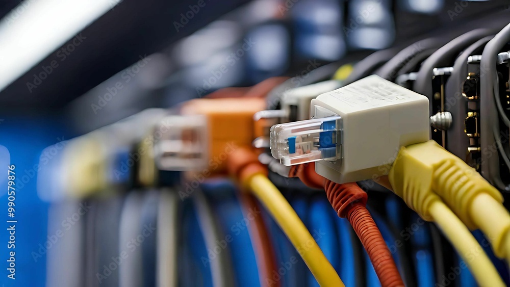 Network cable connection Network cable connection