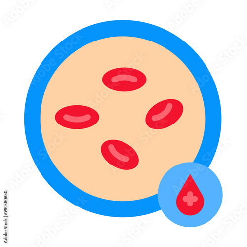 Hematology Icon Style