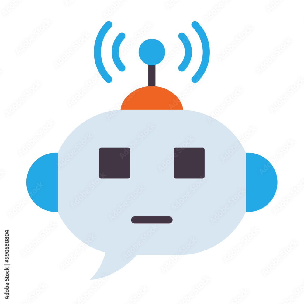 Smart Chat Bot Icon Style