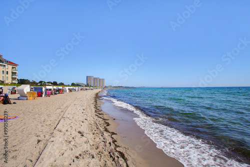 Burgtiefe South Beach on the island of Fehmarn - Baltic Sea Germany photo