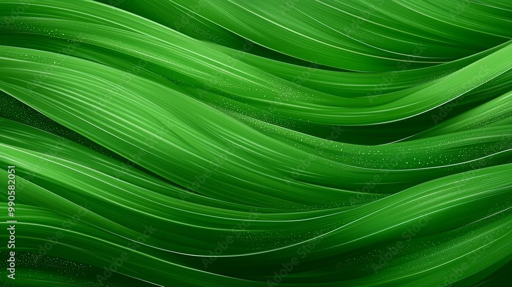 A long, green, curvy line with many intricate details. The line is predominantly green and has a lot of texture and depth A long, green, curvy line with many intricate details. The line is predominantly green and has a lot of texture and depth