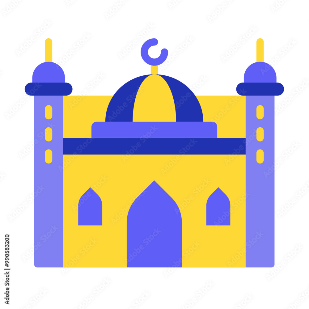 Mosque Icon Style Mosque Icon Style