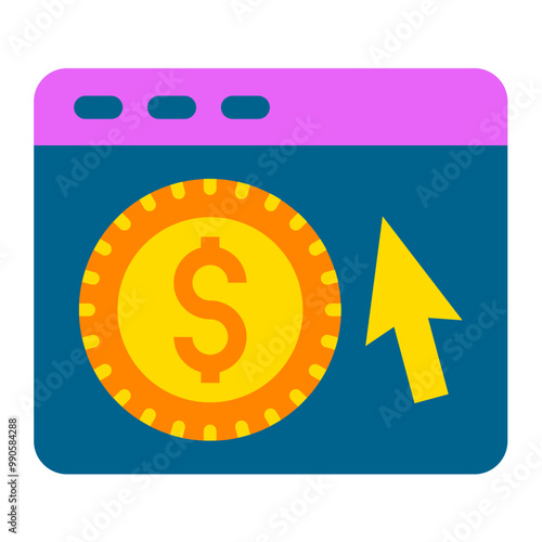 Cost Per Click Icon Style