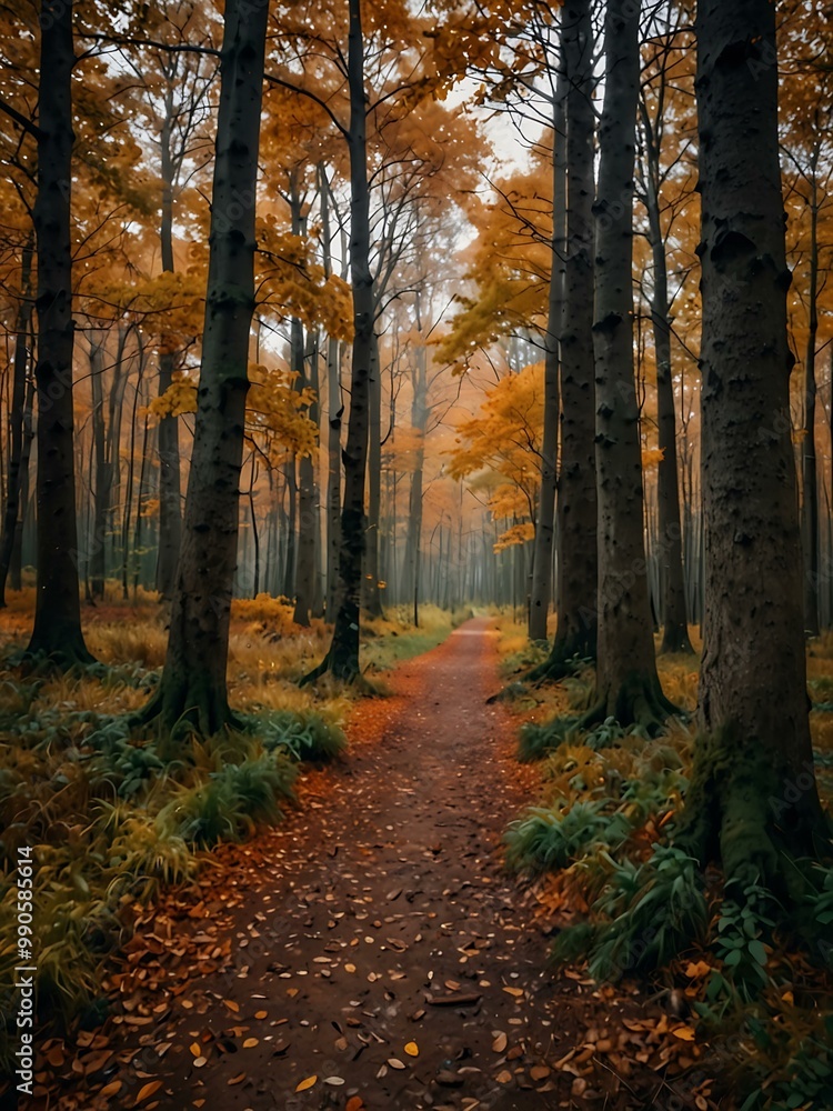 Obraz premium Autumn in the woods.