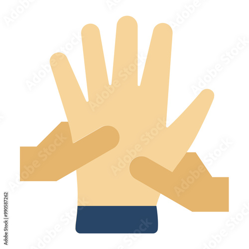Hand Massage Icon Style