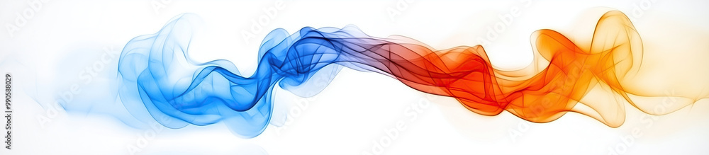Fluid streams of blue, orange, and soft hues intertwine together, forming an abstract landscape that captures the essence of movement and creativity, inviting the viewer to explore its depths Fluid streams of blue, orange, and soft hues intertwine together, forming an abstract landscape that captures the essence of movement and creativity, inviting the viewer to explore its depths