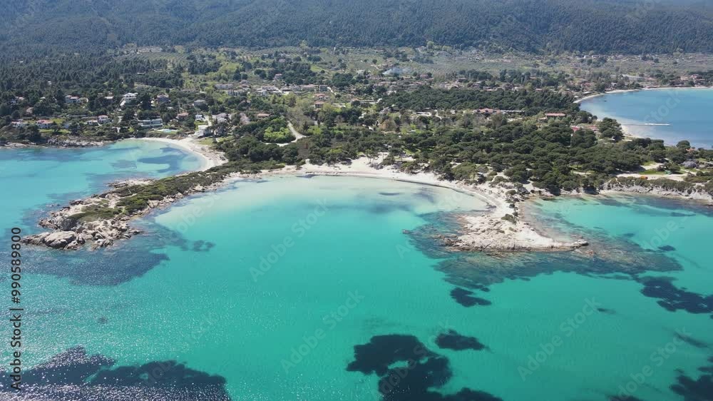 Amazing view of Sithonia coastline near Karydi Beach, Chalkidiki, Central Macedonia, Greece Amazing view of Sithonia coastline near Karydi Beach, Chalkidiki, Central Macedonia, Greece