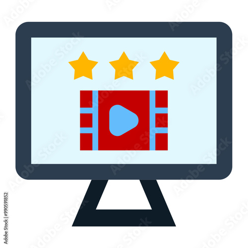 Video Review Icon Style