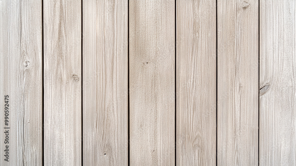 Fototapeta premium Natural light wooden planks arranged vertically in a rustic pattern for interior design projects
