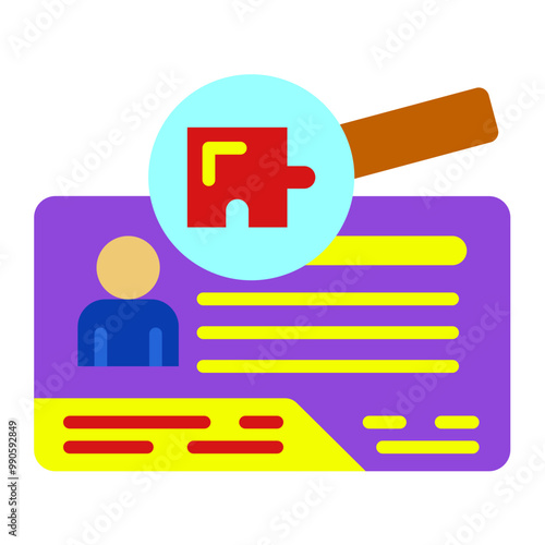 De Identification Icon Style