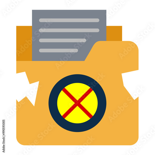 Data Infringement Icon Style