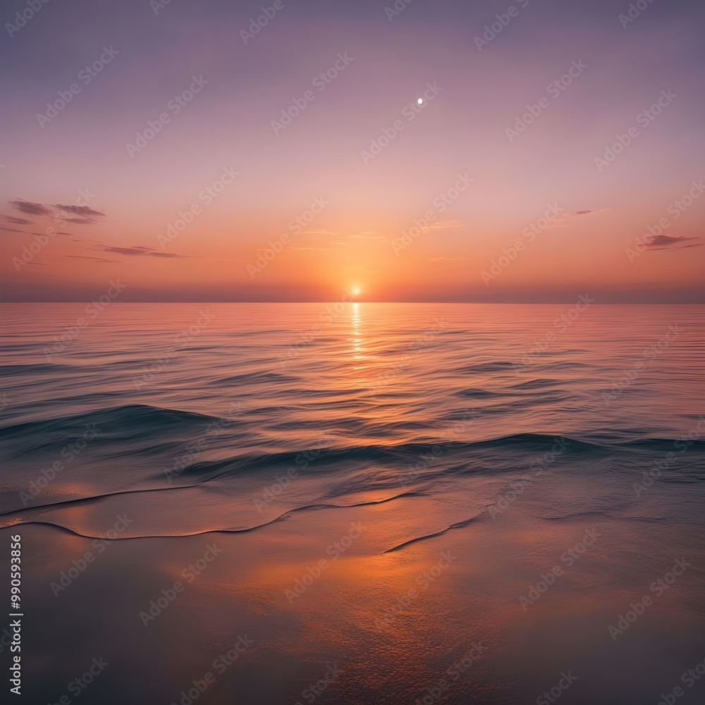Fototapeta premium sunset over the sea