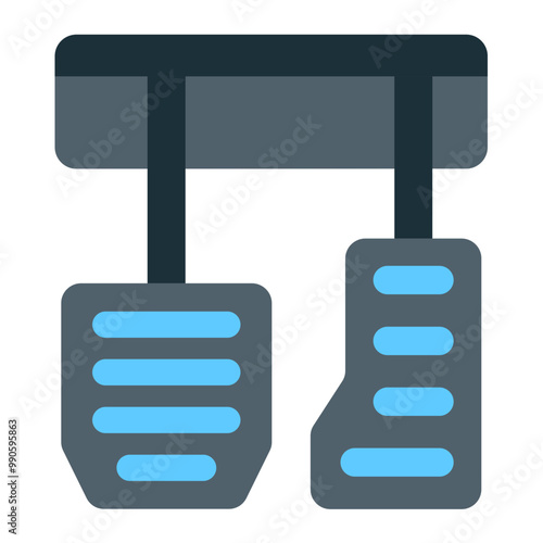 Car Pedal Icon Style