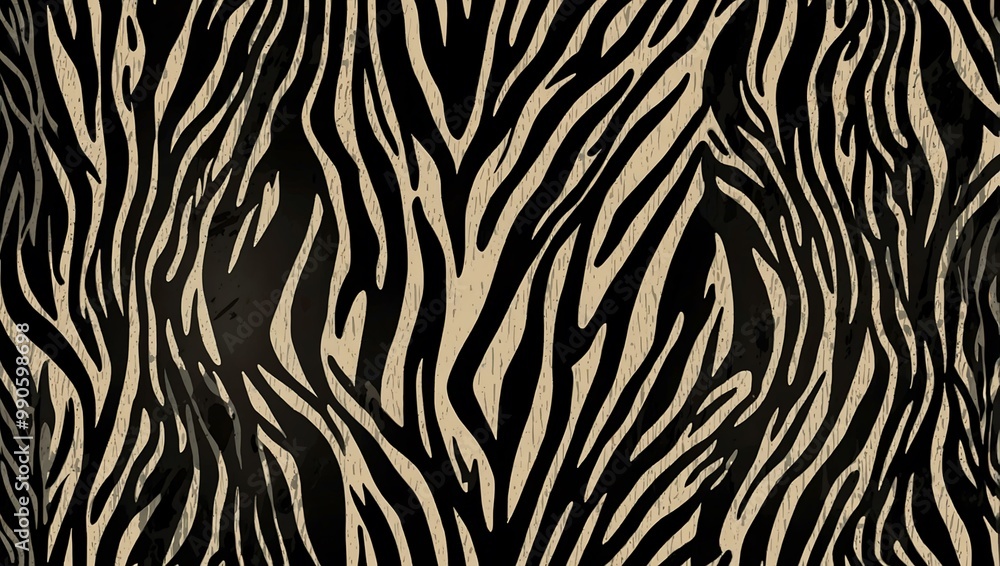 Black zebra print pattern vector. Black zebra print pattern vector.