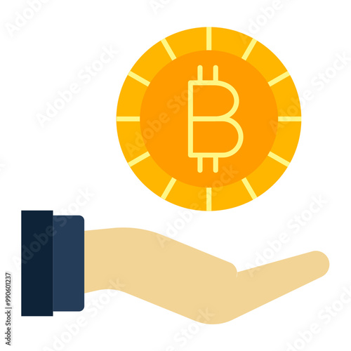 Initial Coin Offering Icon Style