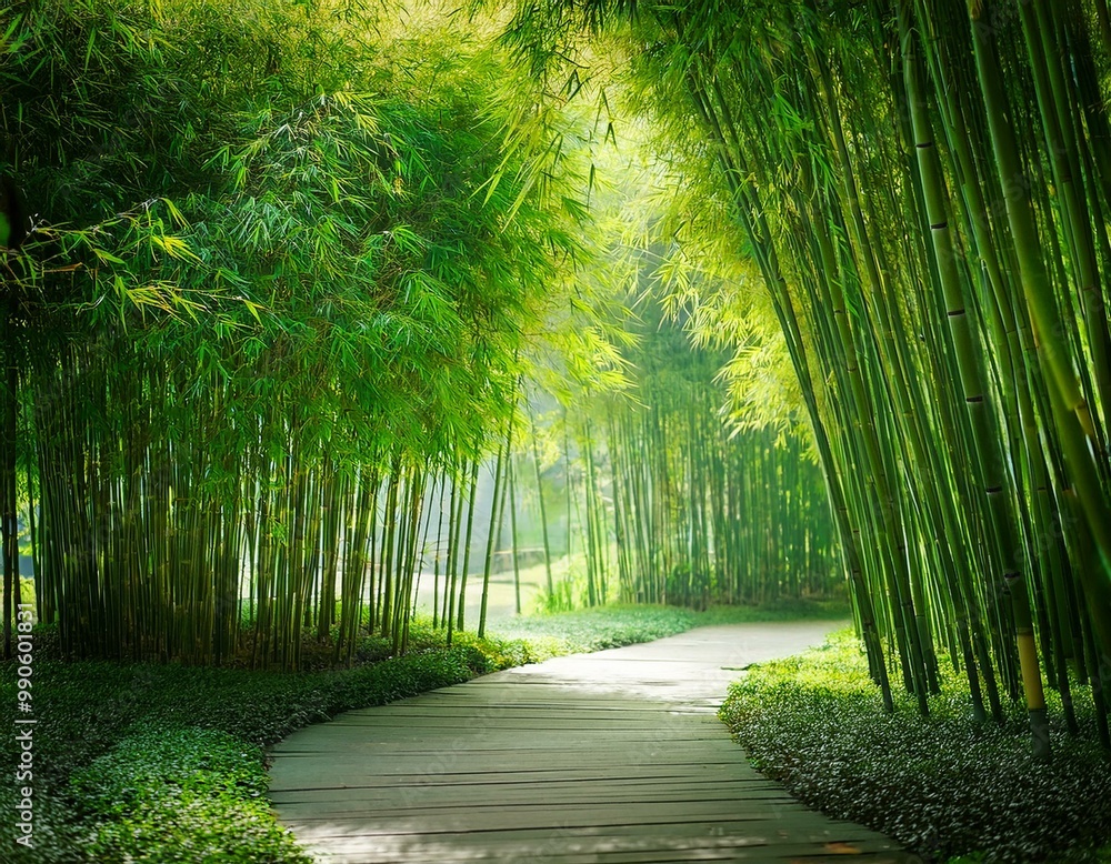 Lanscape of bamboo tree in tropical rainforest, Lanscape of bamboo tree in tropical rainforest,