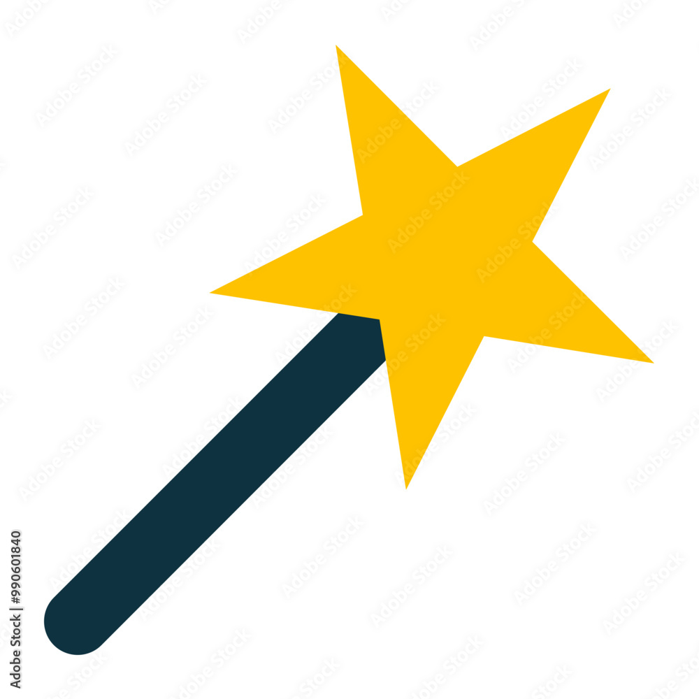 Obraz premium Magic Stick Icon Style