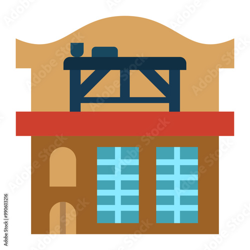 Spa Center Icon Style