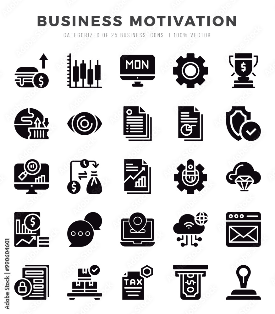 icons set. Business Motivation for web. app. vector illustration. icons set. Business Motivation for web. app. vector illustration.