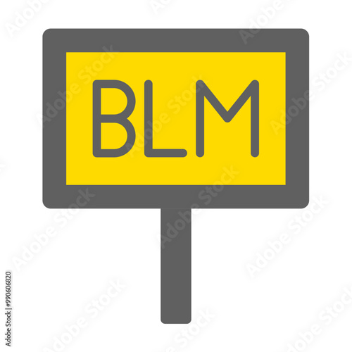 Black Lives Matter Icon Style