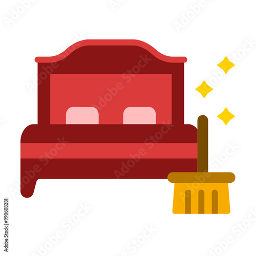 Mattress Cleaning Icon Style