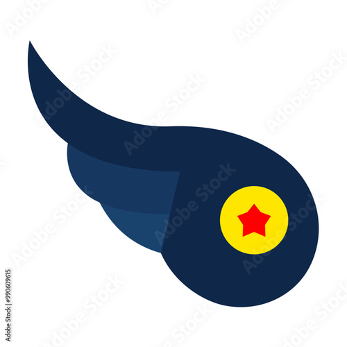 Left Wing Icon Style