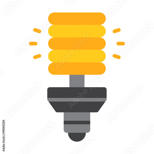 Fluorescent Lamp Icon Style