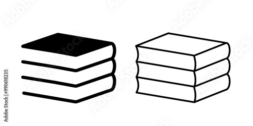 Book icon set. Book icon