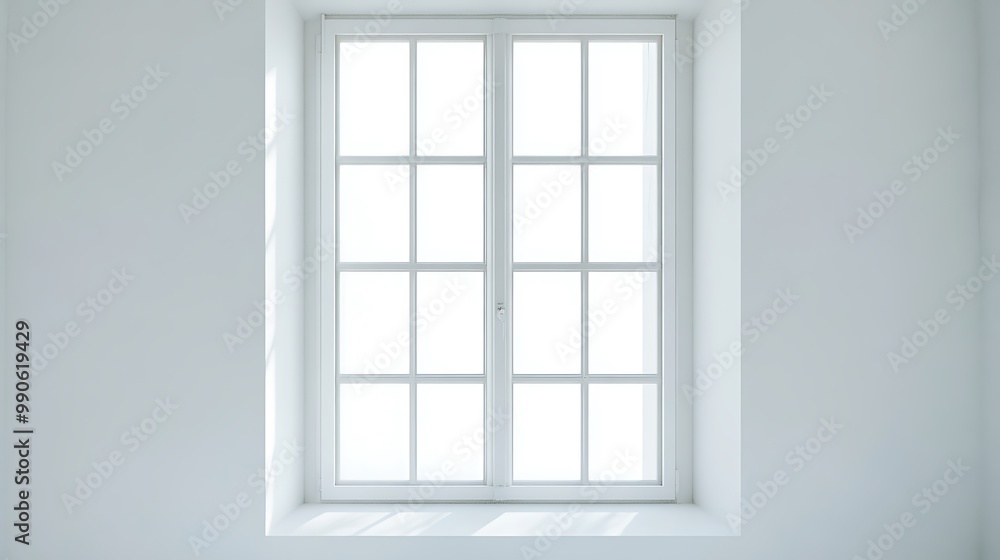 Open Window with Light Streaming In Open Window with Light Streaming In
