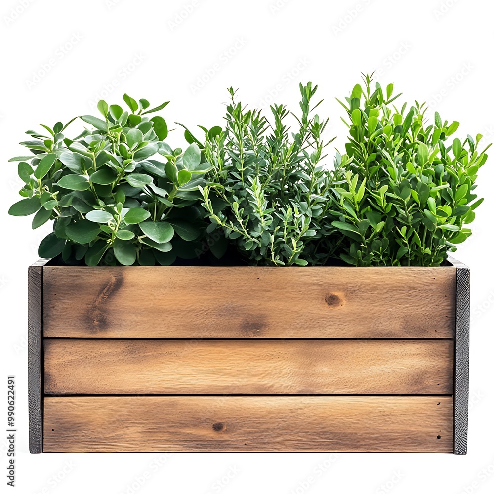 Wooden Deck in a Lush Green Meadow Wooden Deck in a Lush Green Meadow