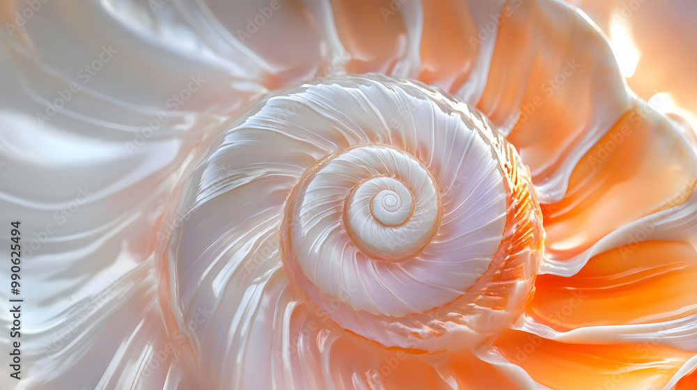 Spiral Sea Snail Shell Spiral Sea Snail Shell