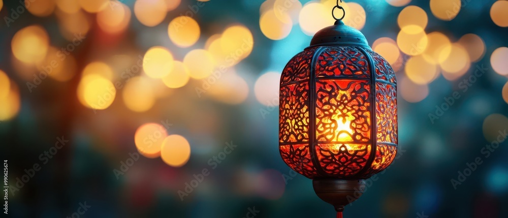 A beautifully crafted lantern glowing against a backdrop of warm bokeh lights, ideal for creating a cozy, enchanting atmosphere. A beautifully crafted lantern glowing against a backdrop of warm bokeh lights, ideal for creating a cozy, enchanting atmosphere.