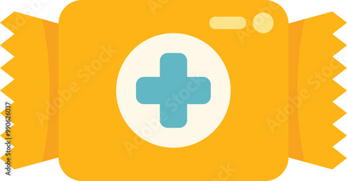 Medical wet wipe pack showing hygiene concept suitable for healthcare and medical content