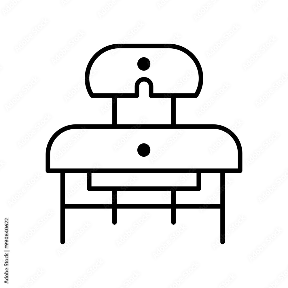 desk line icon desk line icon