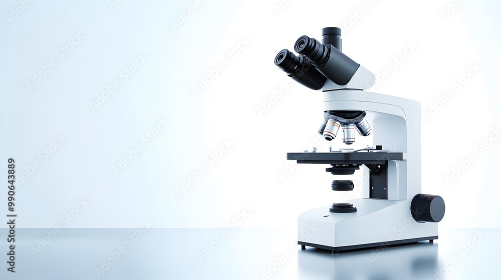 A Modern White Microscope on a Smooth Surface A Modern White Microscope on a Smooth Surface