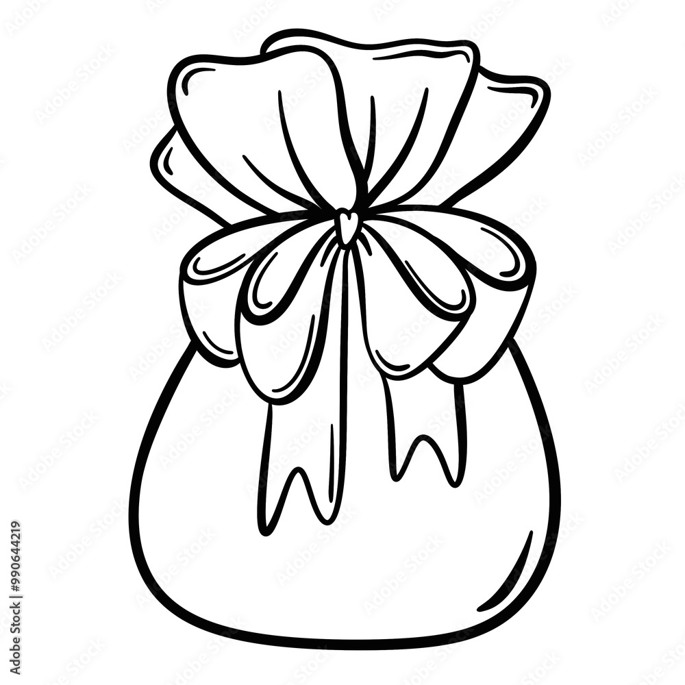 Christmas Gift Boxes Present BoxesHand-drawn Outline Doodle Set. illustration isolated on white background. Christmas Gift Boxes Present BoxesHand-drawn Outline Doodle Set. illustration isolated on white background.