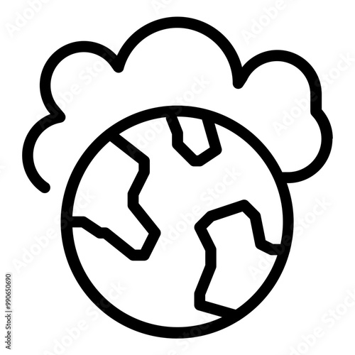 global earth, cloud, icon, technology, cloudy