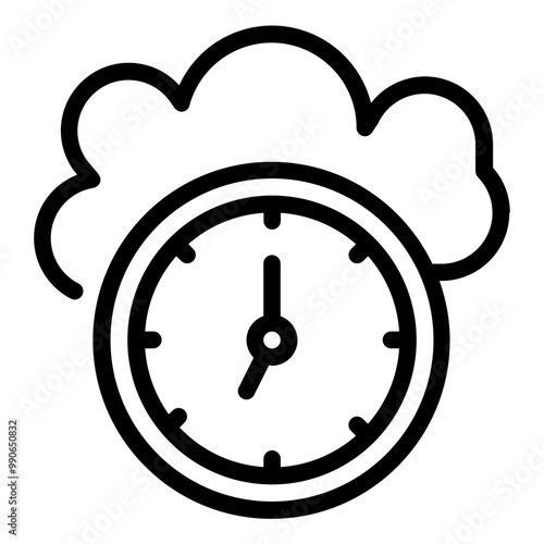  time, cloud, icon, technology, cloudy