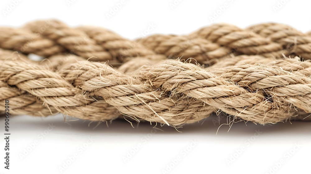 Fototapeta premium Rope isolated on white background