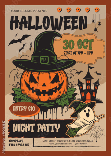 Halloween Party Flyer