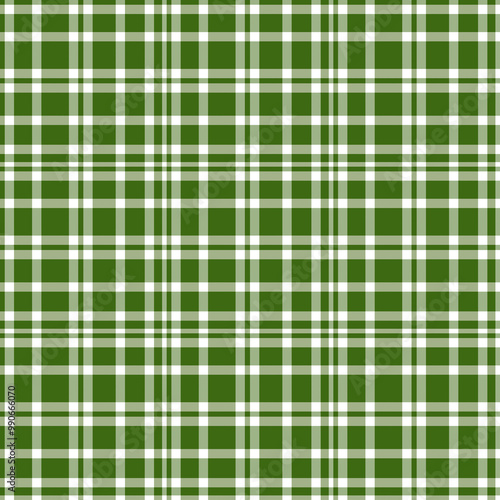 Green white plaid pattern XmassPL_011