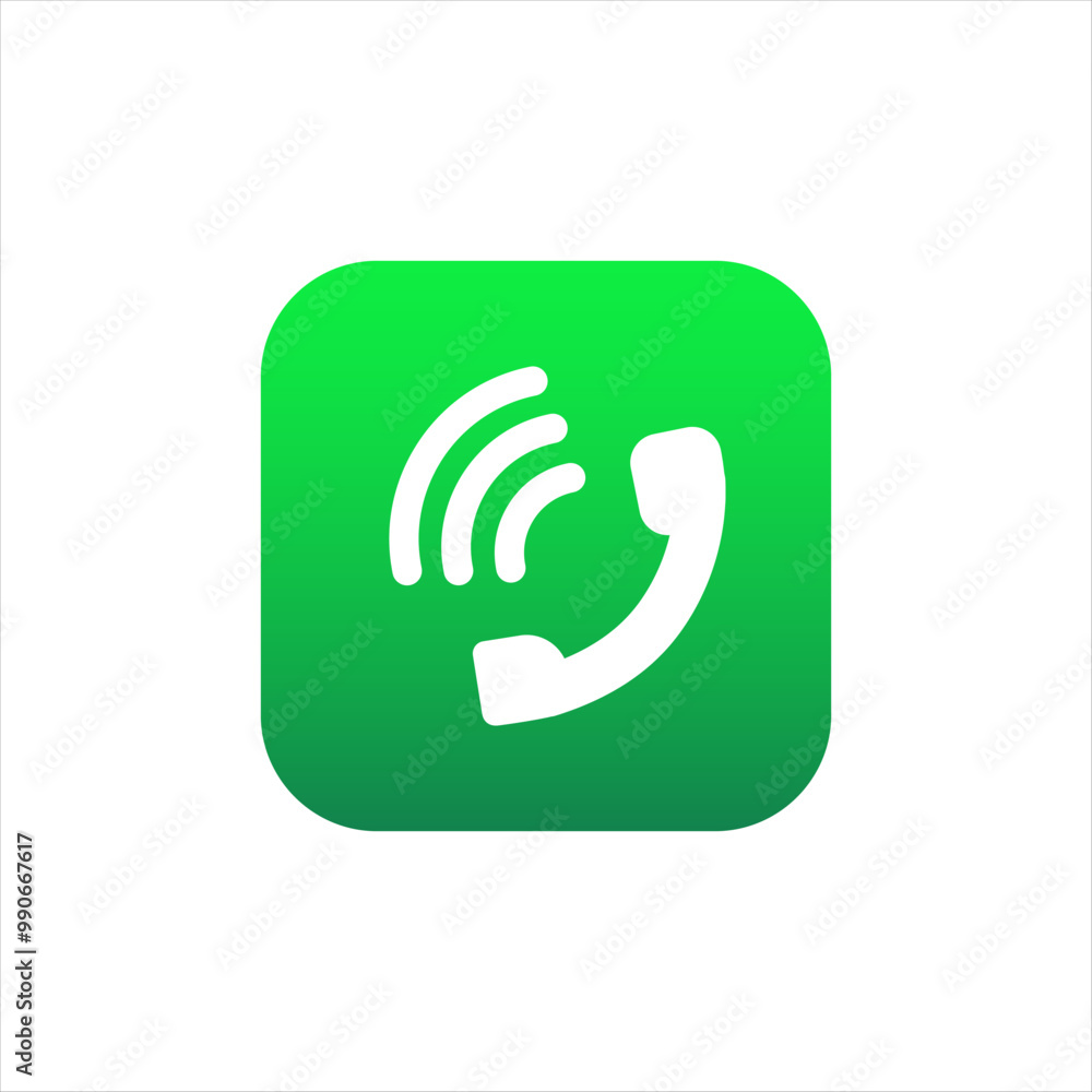 Call application for mobile phone. Cell icon in modern style. Communication app for phone. Call application for mobile phone. Cell icon in modern style. Communication app for phone.
