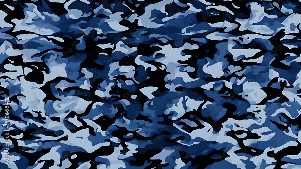 camouflage modern design blue background camouflage modern design blue background