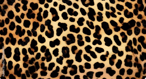 leopard print design spots brown background