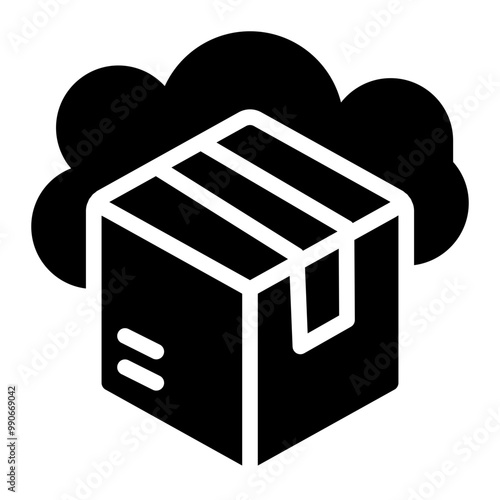  package, cloud, icon, technology, cloudy