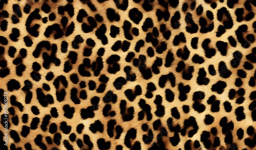 leopard print design spots brown background