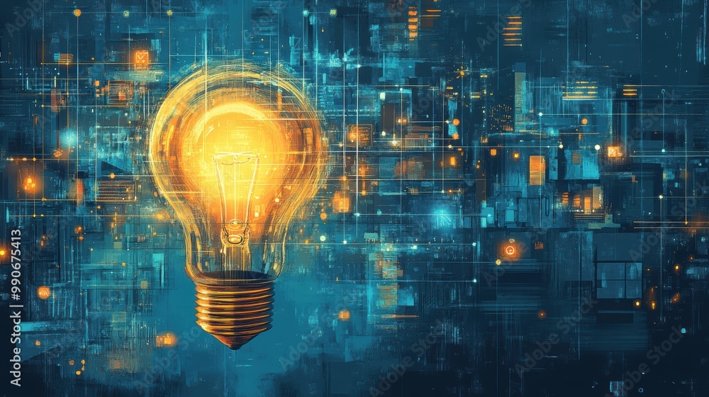 Timeless Innovation Concept in Modern Digital Space Timeless Innovation Concept in Modern Digital Space