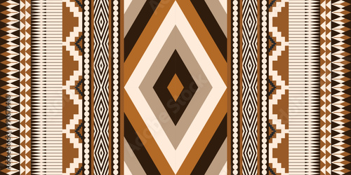 Ethnic geometric pattern, seamless pattern of the Navajo tribe. Native American ethnic. Seamless vector pattern ethnic, seamless Mexican rug, woven carpet. Folk embroidery, Bohemian, Aztec style.