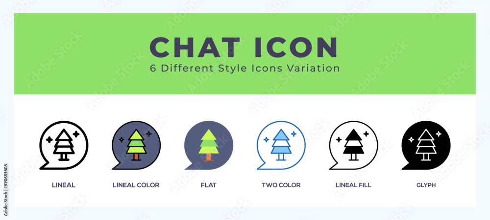 Fototapeta premium Chat icon. high quality icon symbol for web design